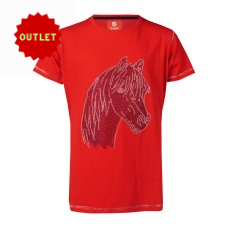 Red Horse T-Shirt Caliber - Red